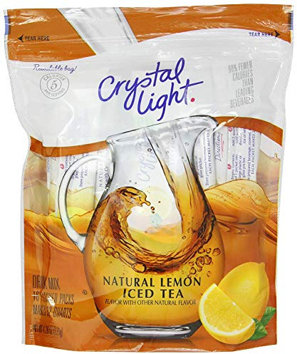 Crystal Light Ice Tea, Natural Lemon, 16 Count by Crystal Light