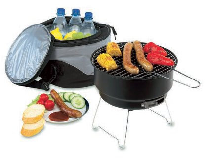 TOPICO Picknick-Grill Nice to Have, grau/schwarz