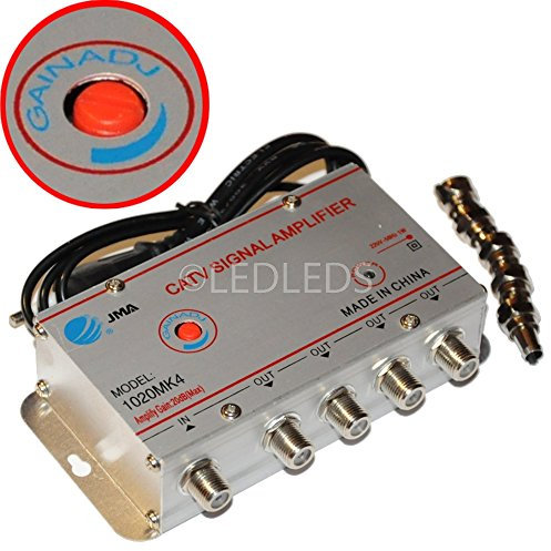 Amplificatore Segnale Antenna Sdoppiatore 4 Uscite Per TV Digitale Terrestre