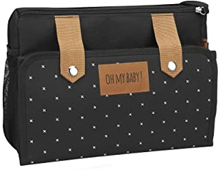 Badabulle Easy Travel Kinderwagen-Organizer, Kinderwagentasche und Buggy Organizer, inkl. Wickelunterlage