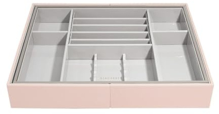 Stackers Blush Pink In-Box Makeup Organiserare