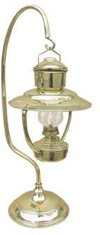 Tischlampe Schiffslampe 59cm Petroleum Messing Stehlampe Laterne