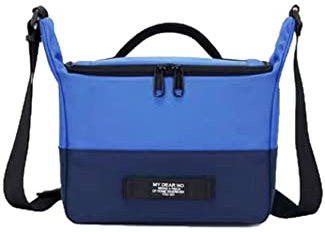 AFGRAPHIC Bolso bandolera azul con correa para cámara digital Panasonic Lumix DC FZ80 FZ82 FZ83 FZ85, Blue, Bolsa para cámara