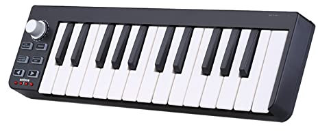 Teclado electrónico 25 Portátil Midi Controlador Midi Teclado Mini 25 Key USB Midi Controlador Midi Piano Eléctrico De Teclado