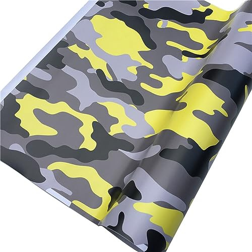 Camouflage Auto Folie, Selbstklebend Vinyl Autofolie Auto Vinylfolie Selbstklebende Tarnung Fahrzeug Lackschutzfolie Auto Schutzfolie Wrapping DIY Vinyl Folie Autoaufkleber für Auto Motorrad