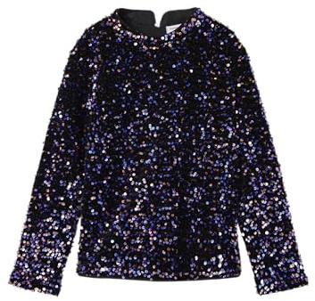 NAME IT Girl Oberteil mit Langen Ärmeln Pailletten