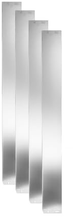 Rasenkantenprofile Stahl 16er Set – 16 Stück a 119,5 x 13 cm (19,12 m) – Beeteinfassung Metall für klare Mähkanten – Rasenkanten Metall für Gartenästhetik – Langlebig und Wetterbeständig