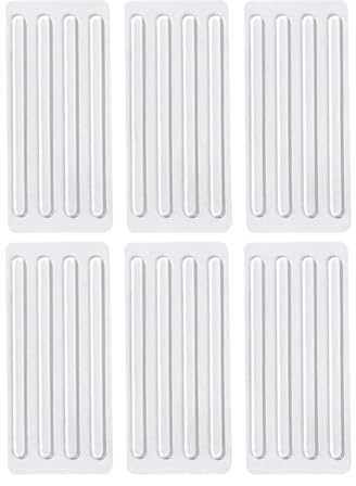 6 fogli/24 pezzi in silicone trasparente per tallone, inserti per cuscinetti autoadesivi per scarpe, adesivi antiscivolo, nastri protettivi per scarpe larghe, sandali e tacchi alti