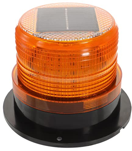 HOLIDYOYO Luz Estroboscópica Solar para Techo de Coche con Base Magnética, Iluminación LED de Emergencia y Advertencia para Vehículos de Seguridad