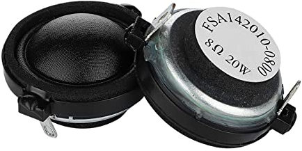 TGPGZHZFNA 2pc 1.2 Pulgadas Tweeter Tweeter Doma Neodimio Película de Seda Altavoz de Sonido 8OHM 20W Treble Altavoz Hola Altavoz de estantería Multimedia Altavoz de estantería