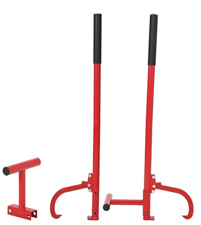 48 in Log Roller, Heavy Duty Cant Hook,Log Lifter Timber Jack with Rubber Grip,Adjustable Steel Log Roller,Timberjack Log Lifter,Log Cant Hook Logging Tools for Rolling,Forestry Logging Tools