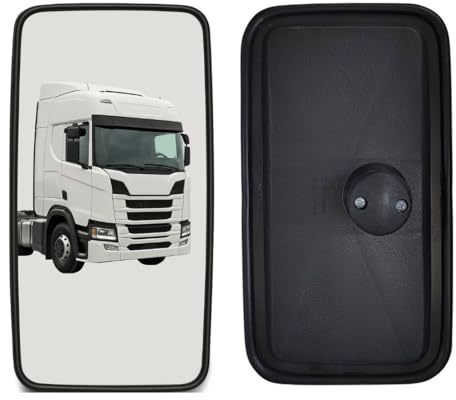 2 specchietti retrovisori retrovisori, universali, 33 x 19 cm, per furgone, camion, auto, trattore, escavatore, sinistro, destro, E6
