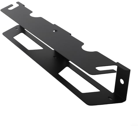 Robusto supporto da parete per smerigliatrice angolare con ganci per flap, striscia, dischi da intaglio e da taglio, robusta struttura in acciaio al carbonio per una gestione efficiente degli utensili