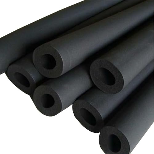 Tubes en Mousse pour Chauffage Isolation de Tuyau pour Extérieurs Isolation Phonique Tuyau, Tuyaux Conservation de la Chaleur pour Fitness Outils Poignée Support(ID43mm x TK 20mm x L200cm)