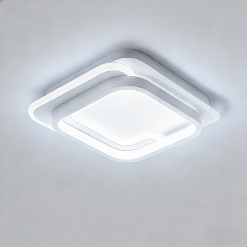 Aeyytoe Plafonnier LED, 6500K 31W LED Lampe Plafond, IP44 Etanche Plafonnier Salle de Bain pour Cuisine, Garage, Chambre,Couloir, Balcon