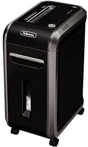 Fellowes Powershred 99Ci 18-Sheet 100% Jam-Proof Heavy Duty Crosscut Paper Shredder Machine for Office and Home, Black/Gray 3229904