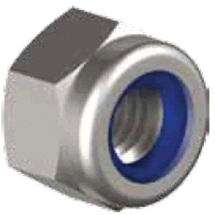 20 Stk. DIN 985 A2-70 M 10 Sicherungsmutter niedrige Form Poly DIN 985-A2