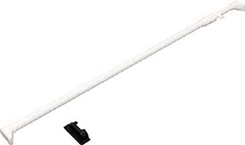 Iris Ohyama, Barra telescópica, almacenamiento, Multifuncional, 110 - 190 cm, sin perforación, baño, vestidor - Telescopic Stick H-NPJ-190 - Blanco