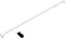 Iris Ohyama, Barra telescópica, almacenamiento, Multifuncional, 110-190 cm, sin perforación, baño, vestidor - Telescopic Stick H-NPJ-190 - Blanco