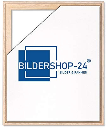 Bildershop-24 Schattenfugenrahmen Hamburg 30x90cm Natur (unbehandelt)