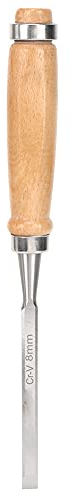 Bediffer Scalpello per la lavorazione del legno, Scalpello per legno Cr-V Scalpello per legno Lega di acciaio al cromo vanadio per tagliare il legno per il taglio,scalpello carpenteria