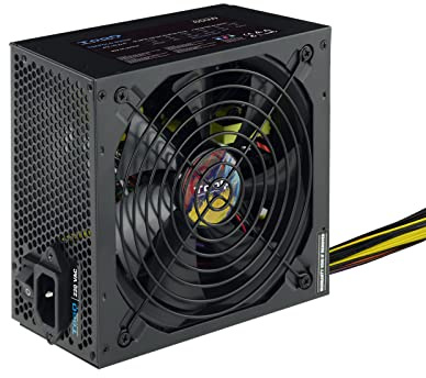 TOOQ TQAPOLO-650SP - Fuente de Alimentación ATX 650W con PFC Activo, Color Negro