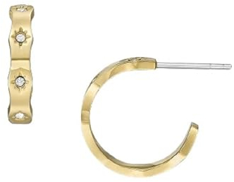 FOSSIL Damen-Edelstahlband Ringe, 9, Mattes Gold