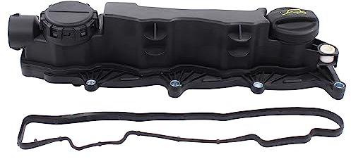 HouYeen Couvercle de soupape de moteur à bascule d'arbre à cames avec joint d'étanchéité pour Peu-geot 206 207 307 308 1007 3008 Expert Partner Berlingo Dispatch Scudo Cmax Focus Mk2 Fiesta Mk6 1.6