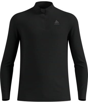 Odlo herr Bl Top sköldpadda hals L/S halv dragkedja merino 200 undertröja (1-pack)