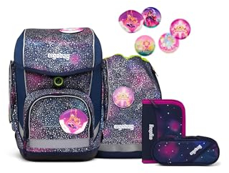 ergobag Super Reflex Glow-Edition Cubo-Set 5-teilig Bärlaxy