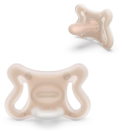 Suavinex, Zero Zero-napp med fysiologisk SX Pro-napp för nyfödda 0-2 månader, Mini-napp för prematurer, Hypoallergen, silikon, hudvänlig, light