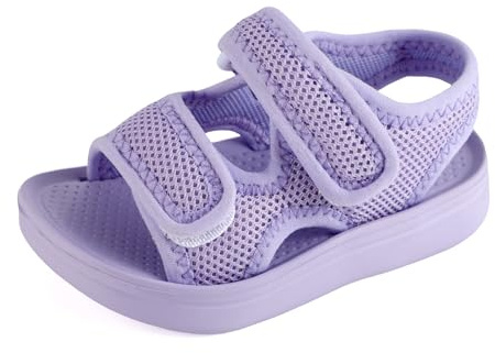 MK MATT KEELY Sandaler för pojkar flickor unisex sommar sport sandaler halkfria EU 21–35, Lila, 32 EU