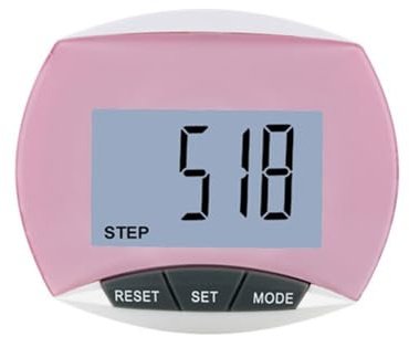 3D-Schrittzähler, Pedometer mit Clip zum Kalorienzählen, Gesundheitsüberwachung, Fitness-Aktivitäts-Tracker