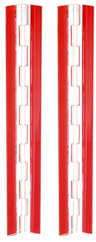 sourcing map 2Pcs Acrylic Hinges, 300x45mm Self-Adhesive Clear Hinge Transparent Continuous Piano Folding Hinges for Cabinet Drawer DIY Display Stand