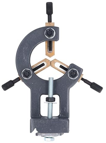 Mini Torno Estabilizador de Metal para 8x16, WM-210, MX-210 con 3 Contactos, Fácil Instalación, Aleación de Aluminio Hierro, Cobre, para Piezas de Trabajo Largas, Perforación de