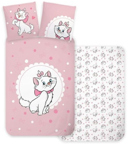 Disney Aristocats Bettwäsche Set 80 x 80 cm / 135 x 200 cm