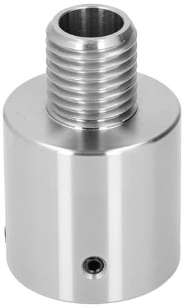 Lathe Spindle Adapter, Lathe Headstock Spindle Adapter for Woodworking Lathe, Woodworking Headstock Spindle Adapter Thread Chuck Insert Adaptor Steel Faceplate 1in‑8TPI to 33mm
