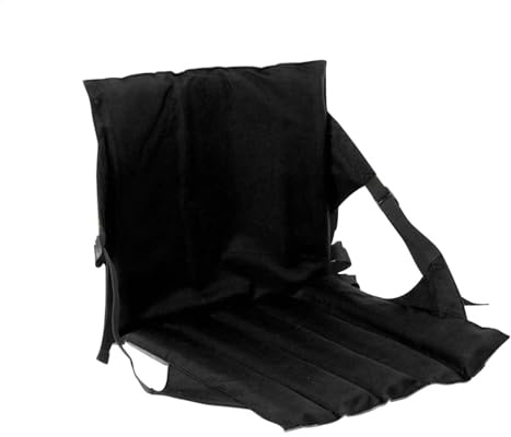 Coussin de siège de Stade - Coussin de siège Tribune - Tapis de Soutien Dorsal Robuste et Pliable avec Poche en Filet - Sièges tribuns compacts avec Design Triangulaire - Coussin de Chaise pour