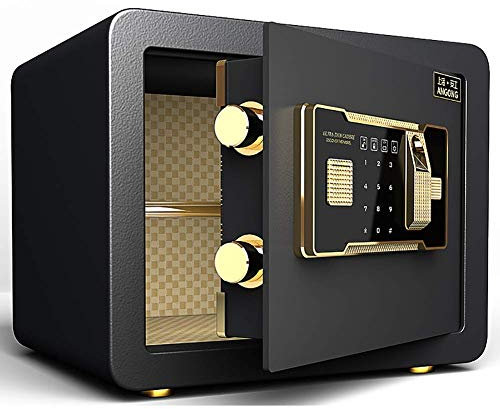 Biometric Security Safe Box with Fingerprint Lock - Fireproof Digital Combination Wall Safe for Home Furniture - Electronic Locking System