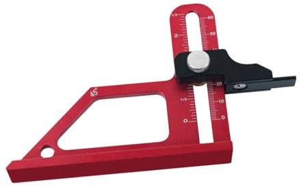 Amosfun Router Step Depth Gauge for Table Saw Height Gauge Tool Woodworking Accessories for Router