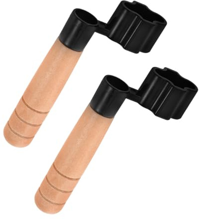 INOOMP 2stücke Gitarrensaitenwickler Holzgriff Saitenstiftzieher Gitarrenzubehör Saitenwechselwerkzeug Für Akustik Gitarren Ersatzwerkzeug