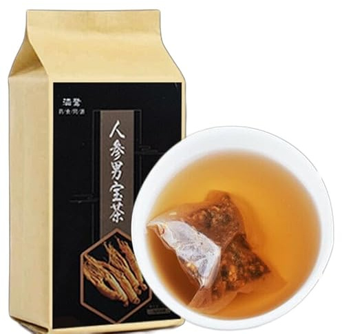 150g Männertee Mit Renseng Original Chinesischer Dufttee Natürlicher Bio-Blütentee Grüner Tee Ohne Zusätze Blüten Und Früchtetee Aufgebrühter Tee Nierentee Einzelne Teebeutel Für