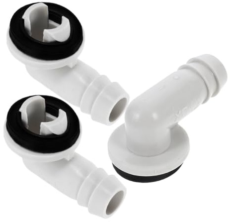 DIYEAH 3 Piezas Adaptador de Codo de Drenaje para Aire Acondicionado Conector de Manguera de Drenaje Instalación Compatible con Múltiples Duraderos
