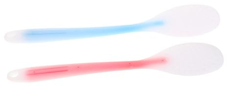 MUCKLILY Palos de Masaje de Silicona 2 Piezas Kit Clásico Azul y Rosa Paleta de Masaje para Espalda Cómodo y Portátil Corporal Relajante para Ejercicio y Bienestar