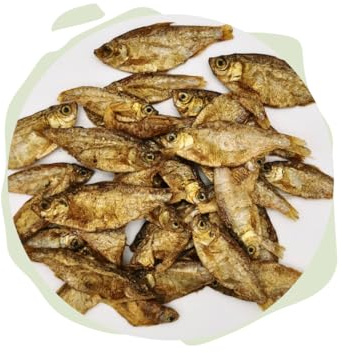Hunde Snack Fisch getrocknet 1 kg | Naturkausnack für Hunde aus 100% Fisch - Proteinreich & schonend getrocknet - Naturbelassen ohne Zusätze