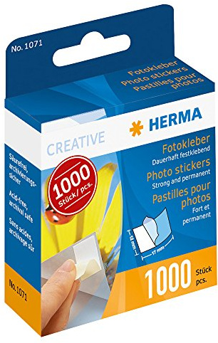 Herma 1071 Fotokleber im Kartonspender, 1000 Stück