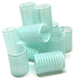 Set of 12-40mm (1-1/2”) Self Grip Hair Rollers Pro Salon Hairdressing Curlers Large For Long Hair