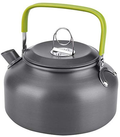 VGEBY1 Klassische Wasserkanne, 800 ml tragbarer Kaffee, Tee, Wasserkocher zum Wandern Camping Picknick BBQ Outdoor Aktivitäten