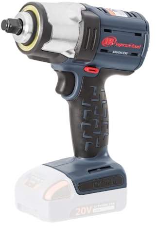 Ingersoll Rand W5153 Mutterdragare, 1/2 IQV20 Medelhögt Vridmoment, Effektstyrd, 2,15 kg, 495 Nm Maximalt Vridmoment, Batteridrivet, Endast Verktyg
