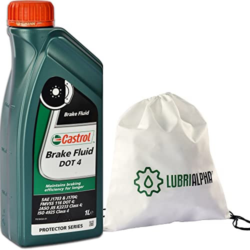 Liquido Frenos Coche lubricante Castrol Brake Fluid Dot4 con Llavero sacacorchos 1lt
